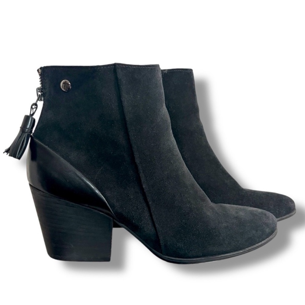 Paul Green Jada Ankle Booties in Black Suede